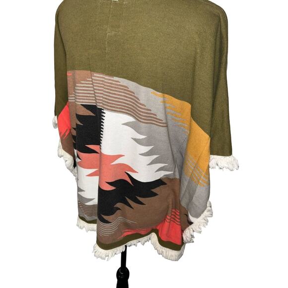 Designer’s Closet by billabong poncho Shirt Womens Size Small medium‎ oversized - Picture 9 of 14